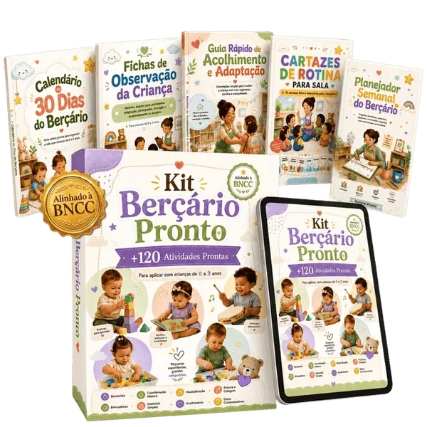 Mockup da Biblioteca Visual Pequenas Descobertas