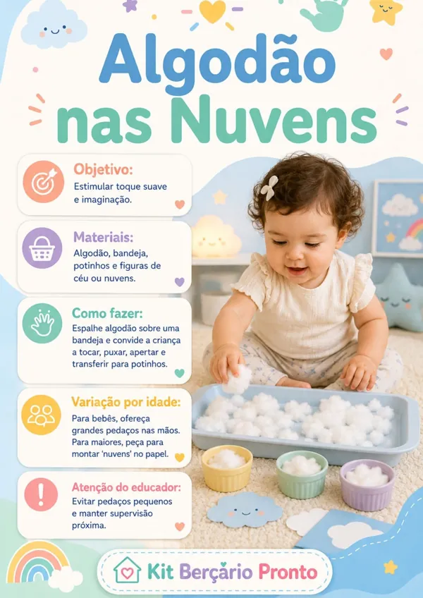 Exemplo de atividade da Biblioteca Visual Pequenas Descobertas 6