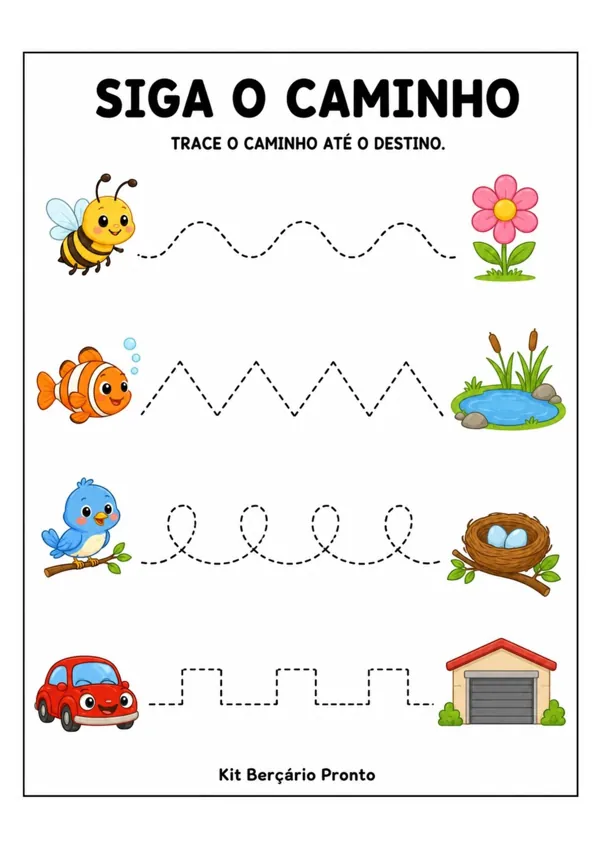 Exemplo de atividade da Biblioteca Visual Pequenas Descobertas 10