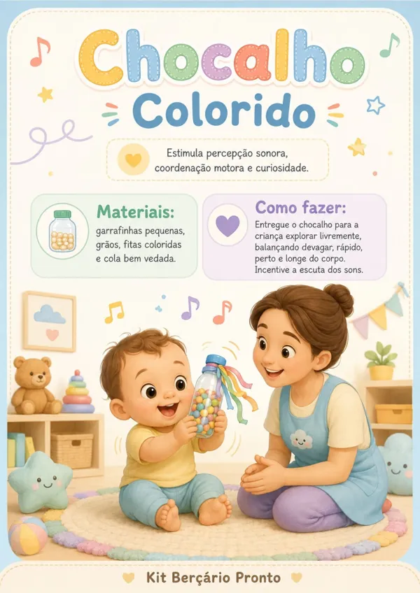 Exemplo de atividade da Biblioteca Visual Pequenas Descobertas 7